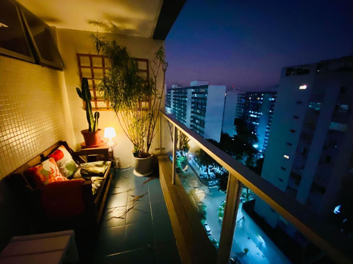 Jumpinbed - Leblon Flat Service - Sala E Quarto Com Varanda E Vista Do Mar. Rio de Janeiro Exterior foto