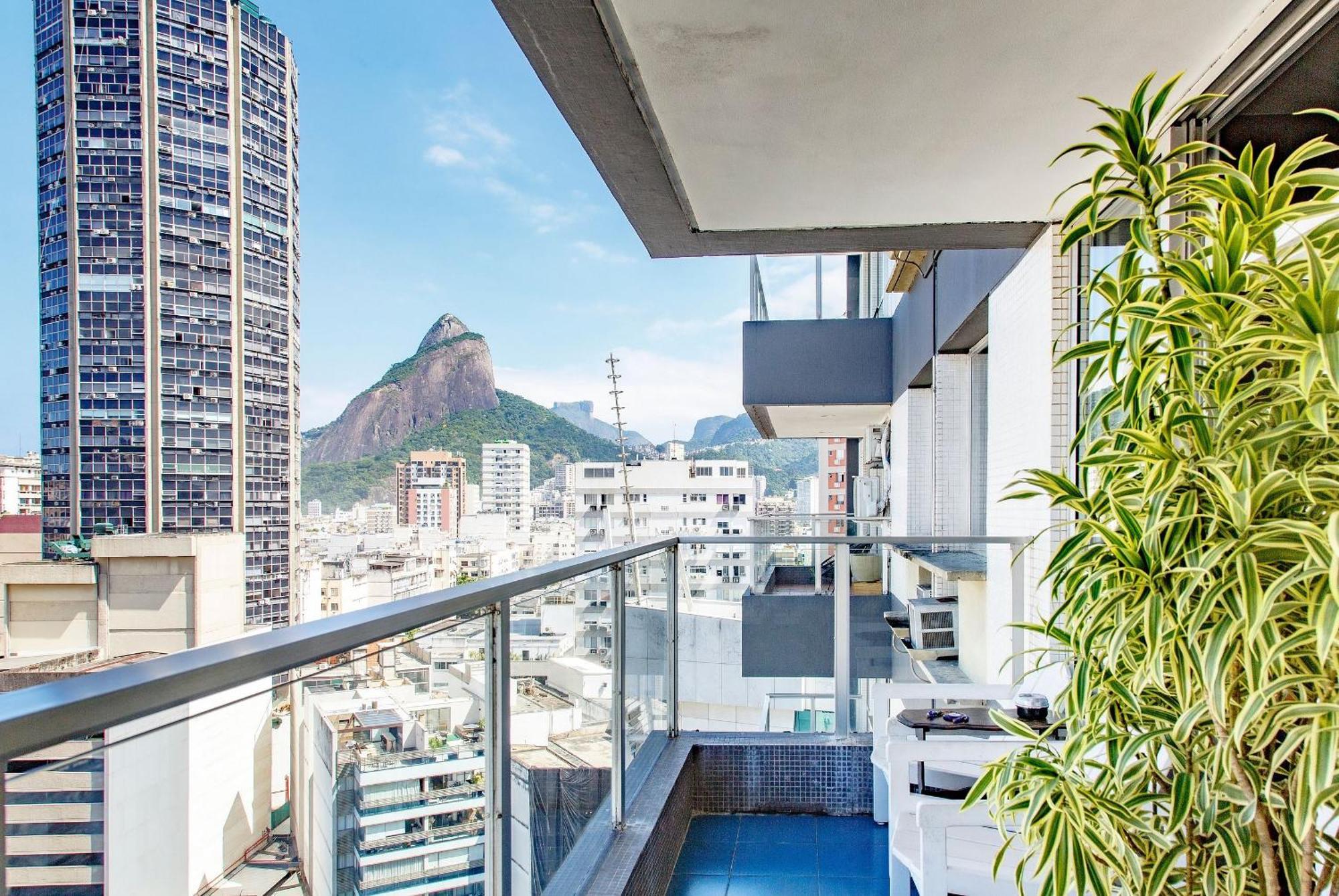 Jumpinbed - Leblon Flat Service - Sala E Quarto Com Varanda E Vista Do Mar. Rio de Janeiro Exterior foto